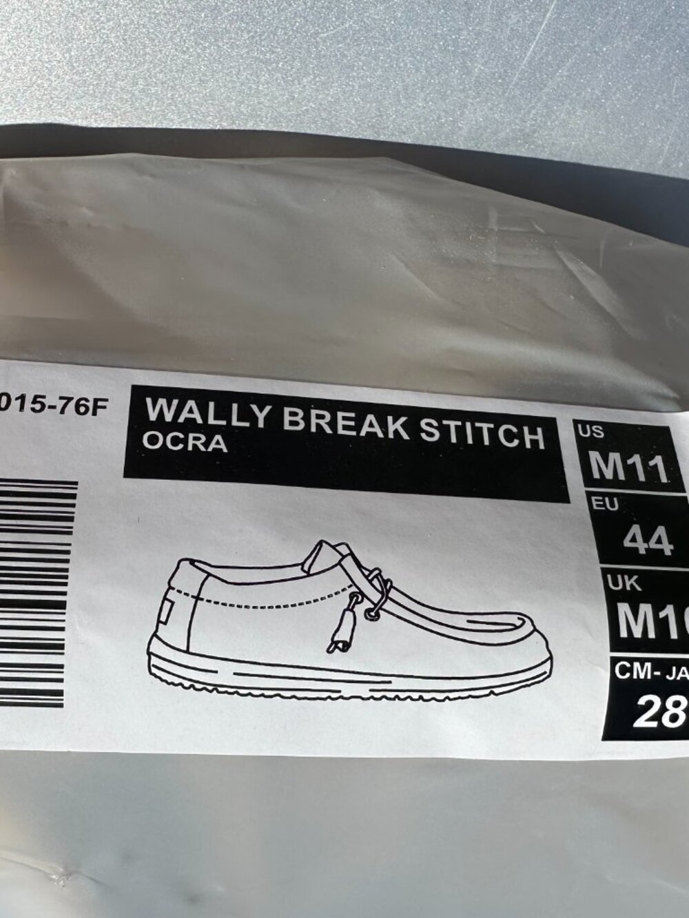 HEY DUDE WALLY BREAK STITCH OCRA 11 - Picture 2 of 5
